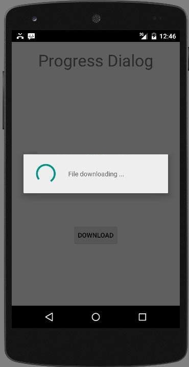 Android进度对话教程