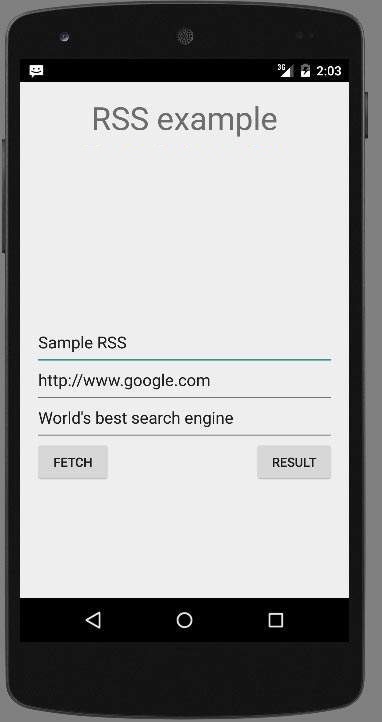 Android RSS阅读器教程