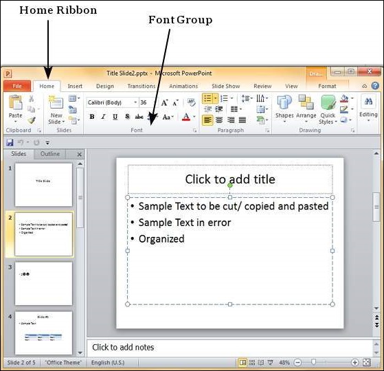 Microsoft PowerPoint 2010