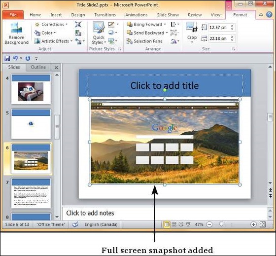 Microsoft PowerPoint 2010