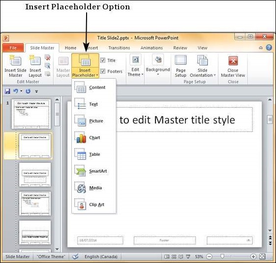 Microsoft PowerPoint 2010