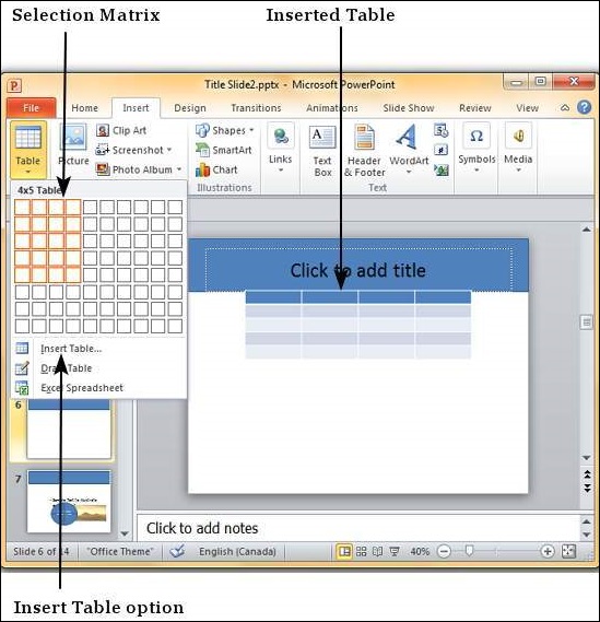 Microsoft PowerPoint 2010