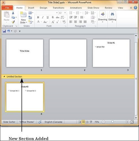 Microsoft PowerPoint 2010