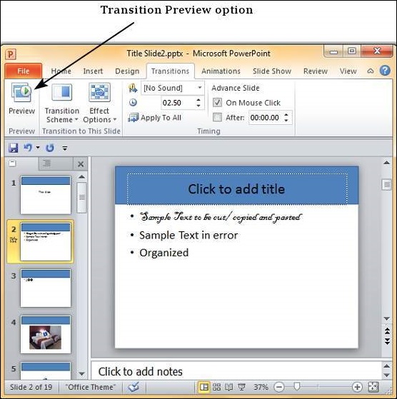 Microsoft PowerPoint 2010