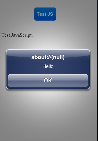 图18.22  UIWebView 和JavaScript通信