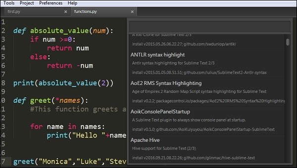 Sublime Text