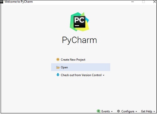 欢迎Pycharm